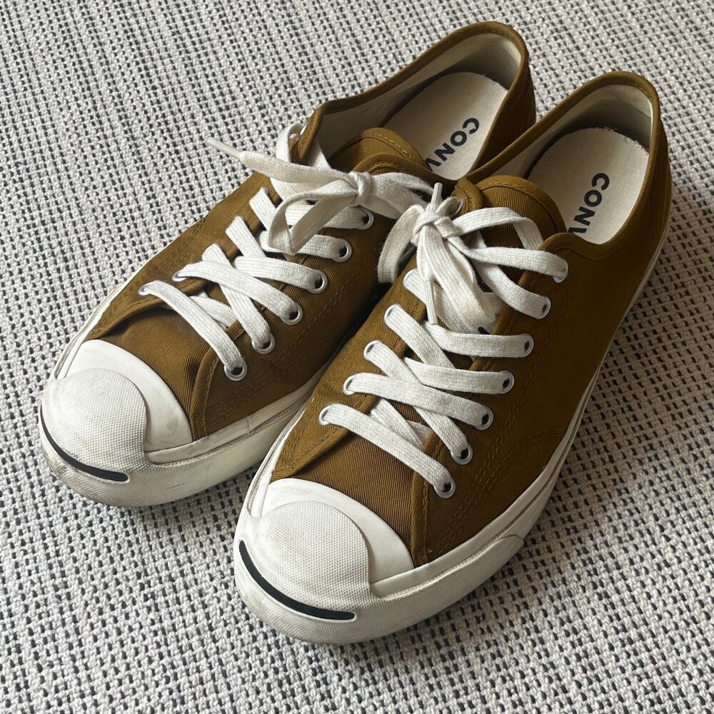 Converse Sneakers Olive-Ochre Brown Fabric